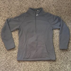 Under Armour Gray Fleece Quarter-Zip